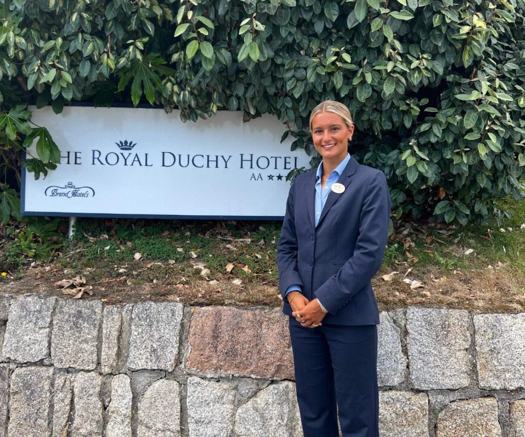 Christina at the Royal Duchy Hotel