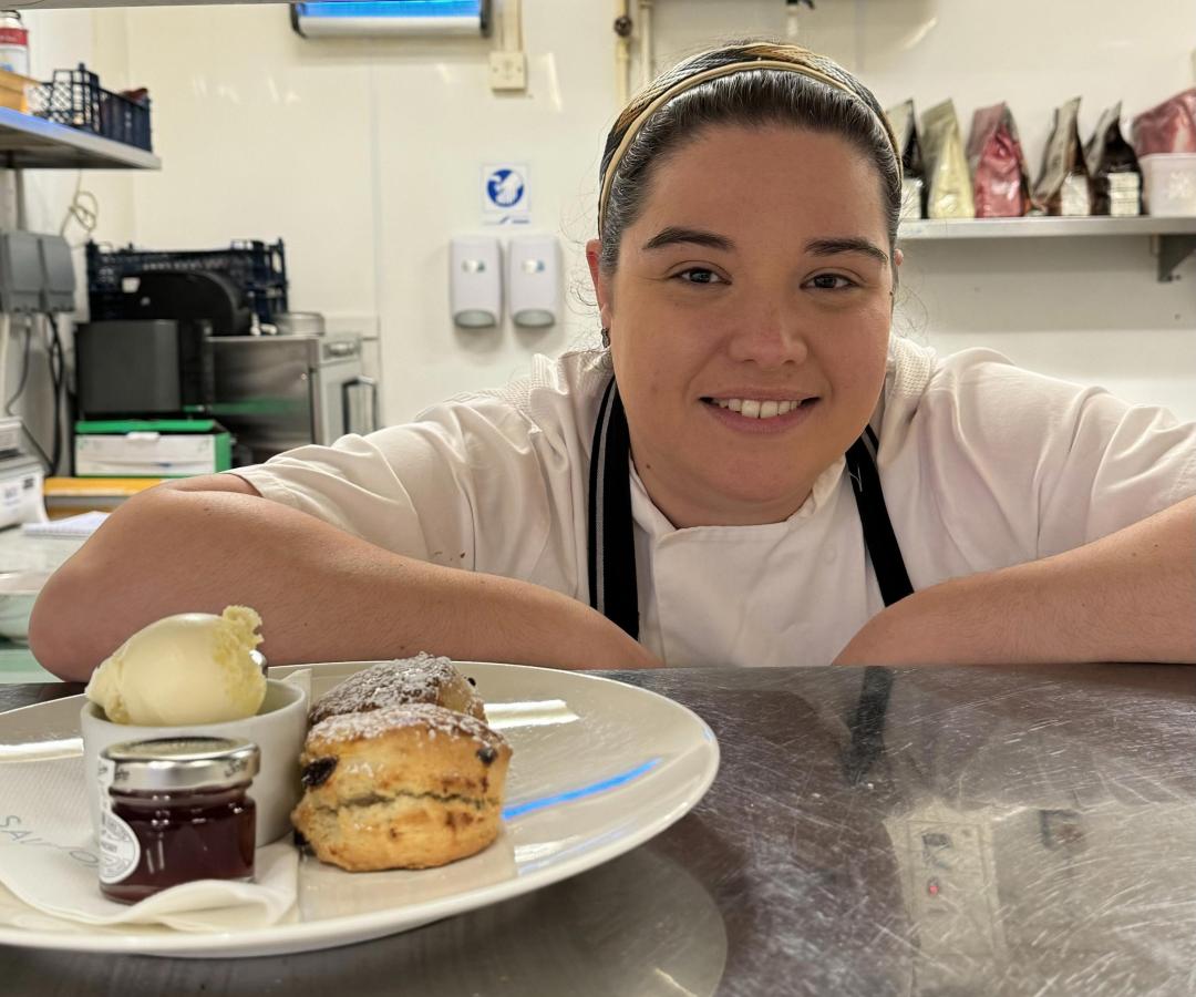 Andreia, head of pastry at Saunton Sands Hotel