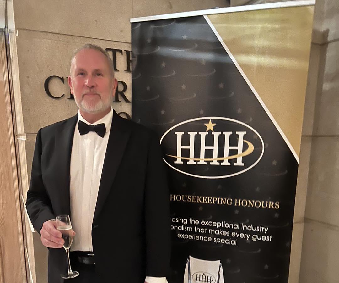 Sean Dalton Header Porter at Carlyon Bay Hotel at the Hotel Housekeeping Honours