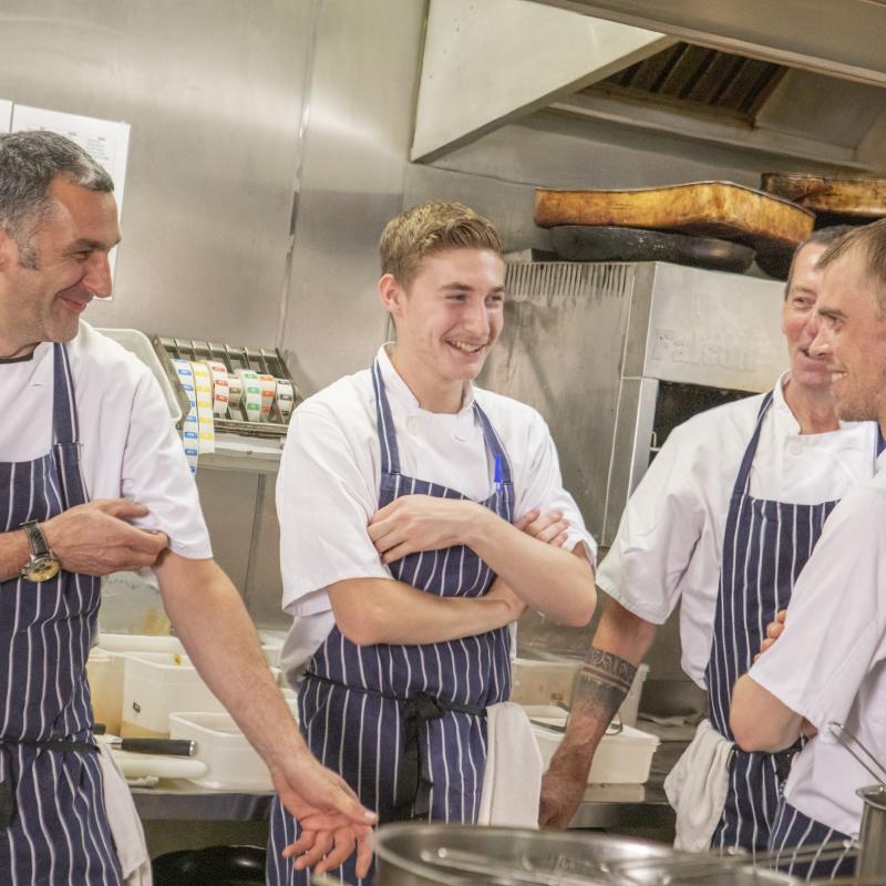 Kitchen Staff at The Royal Duchy Hotel